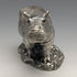 UK Country Artists Sterling Silver Sculpture Hippopotamus Figurine 120g